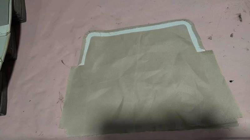 招台面折裡布口边连托无防布