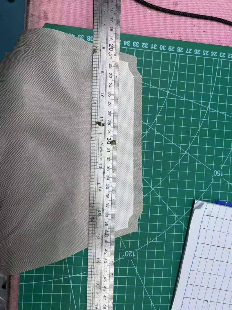 招台面袋口加托折边