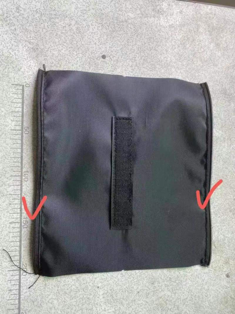 招车位生车拉链，没有折边