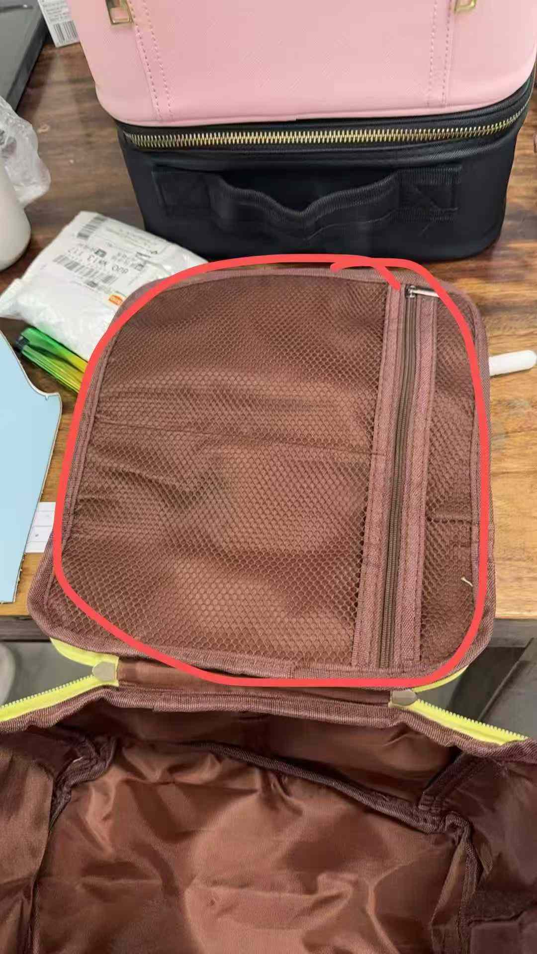 招高车埋底和袋口盖头拉链